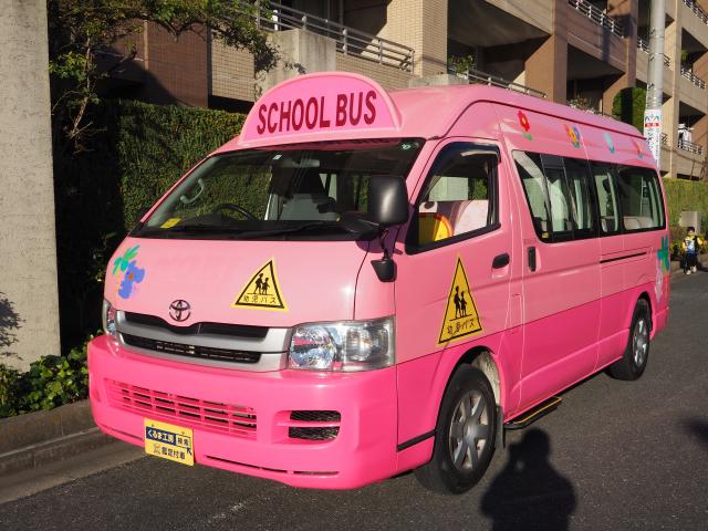 トヨタ ハイエースバン 幼児バス　園児バス　スクールバス　大人２名幼児２６名　オートステップ　非常口　中型免許　Ｎｏｘ　ＰＭ適合車の画像1